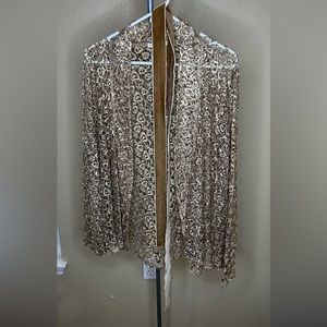 Boston Proper, gold cover up.